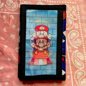 1992 Vintage Super Mario Hologram Wallet (Velcro)